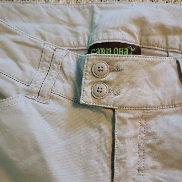 Cariloha beige khaki bamboo shorts 4 - Picture 3 of 6